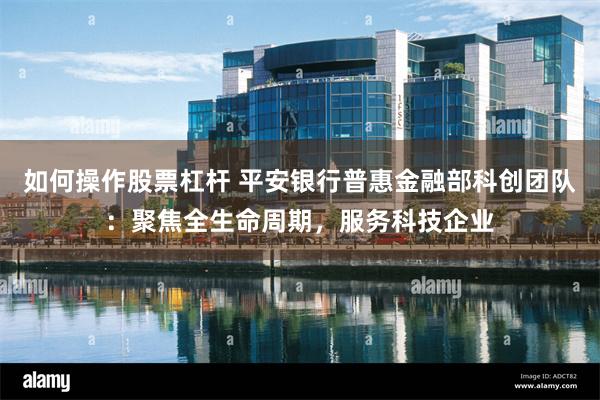 如何操作股票杠杆 平安银行普惠金融部科创团队：聚焦全生命周期，服务科技企业