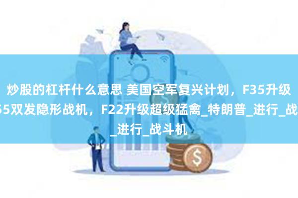 炒股的杠杆什么意思 美国空军复兴计划，F35升级成F55双发隐形战机，F22升级超级猛禽_特朗普_进行_战斗机