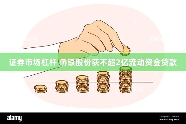 证券市场杠杆 侨银股份获不超2亿流动资金贷款